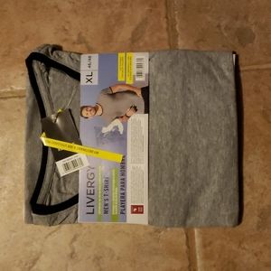 Men Gray T Shirt Nwt Size XL 46/48